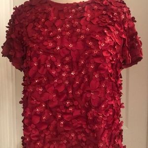 ANTHROPOLOGY Varun Bahl rosemarie textured blouse